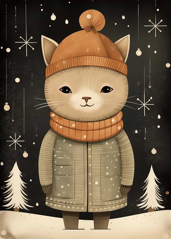 Cute Cat Xmas