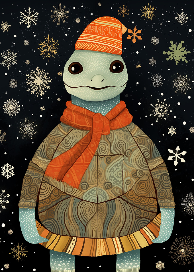 Cute Turtle Xmas