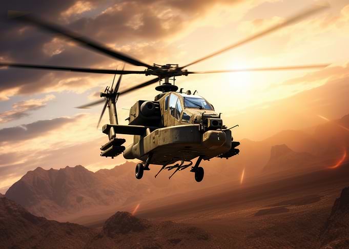 Apache helicopter