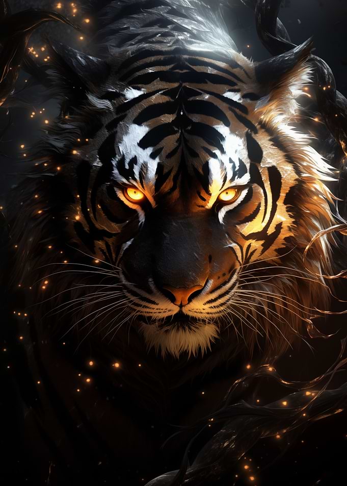 Black and Gold Tiger