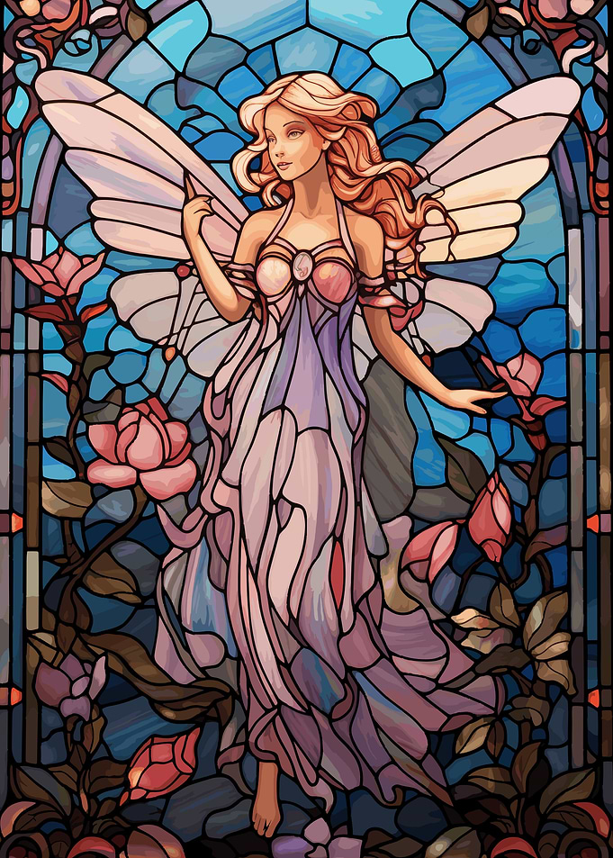 Fairy Stained Glass
