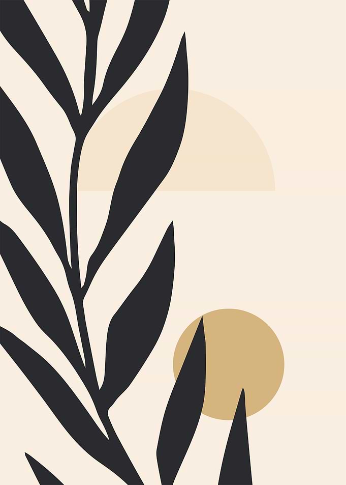 Minimal Botanical Leaves