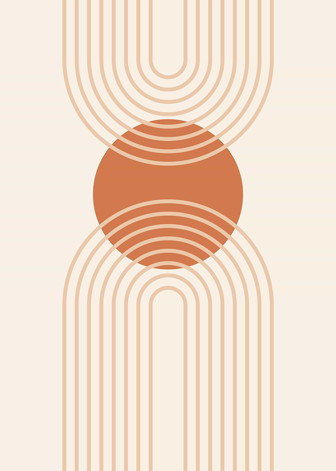 Mid Century Arch Art