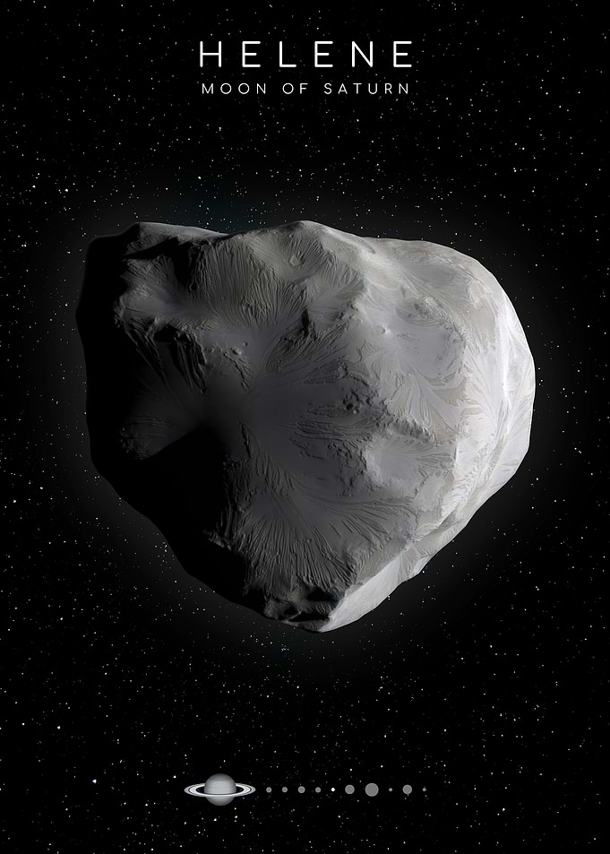 Helene Moon of Saturn