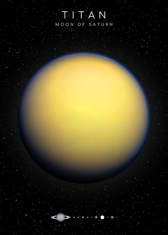 Titan Moon of Saturn
