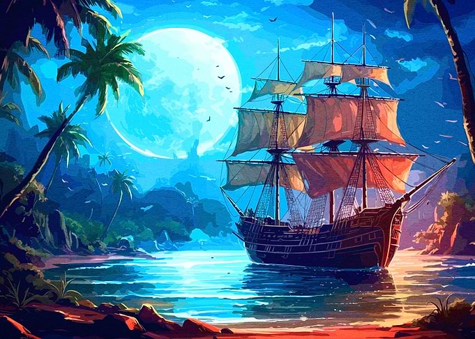 boat landscape