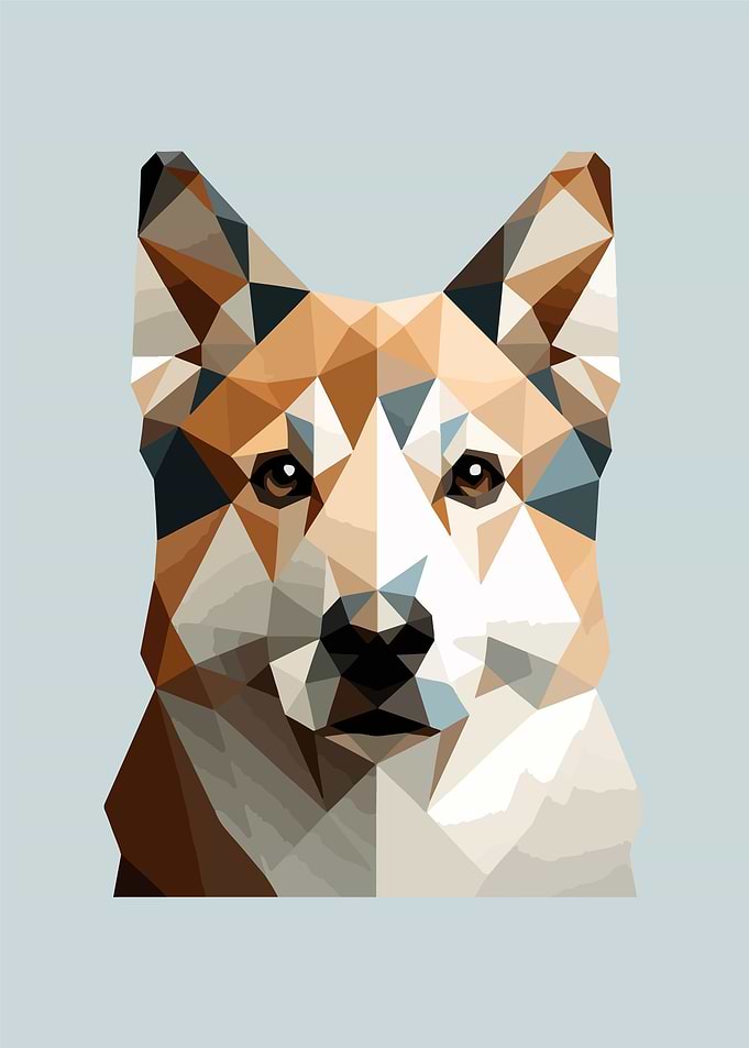 Dog Low Poly