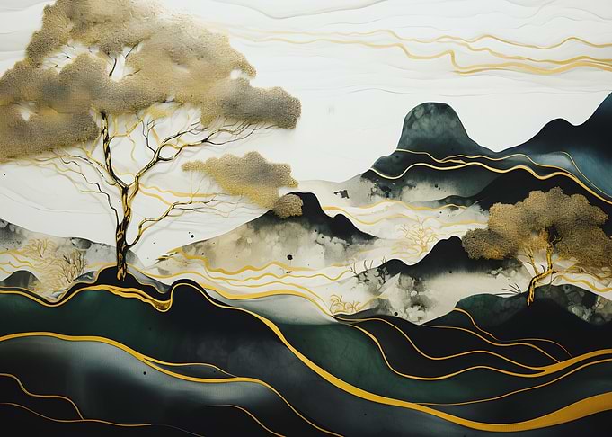 Abstract Scenic landscape