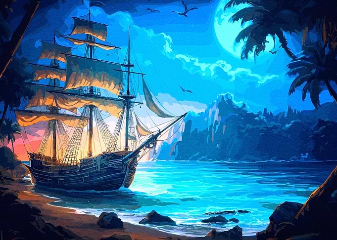 boat landscape