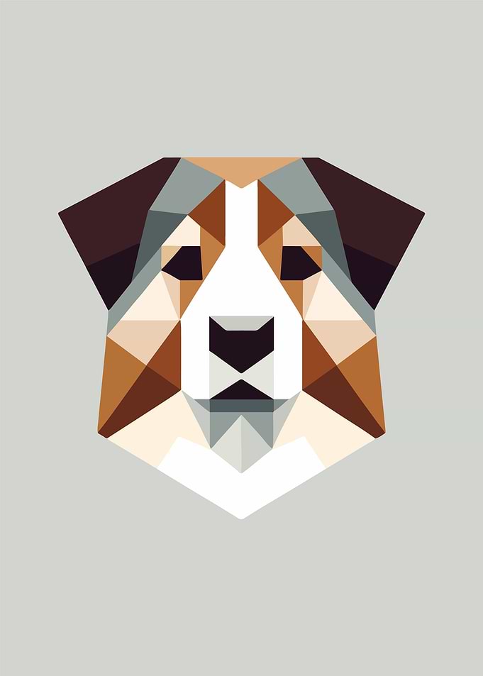 Dog Low Poly