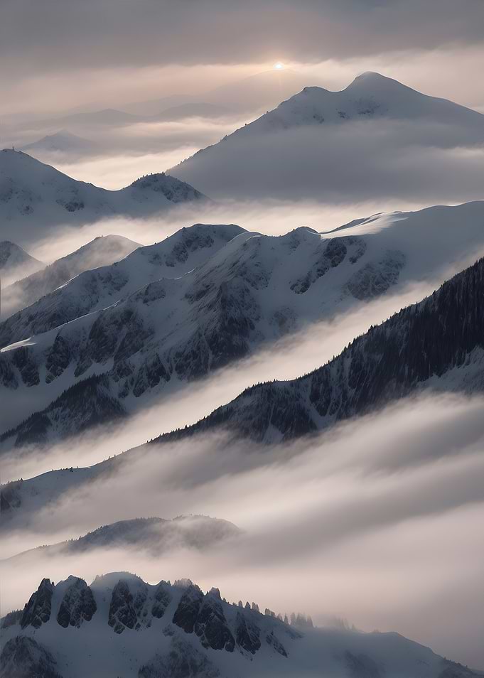 Flanks of mountains