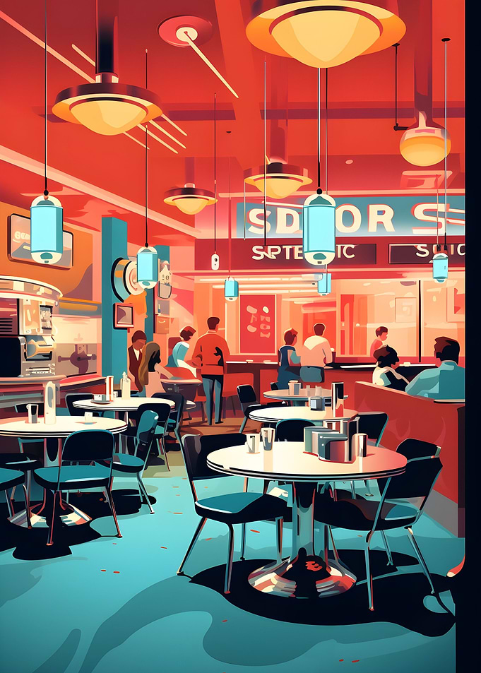 Vinatge diner