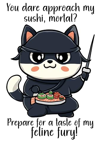 You Dare Approach My Sushi