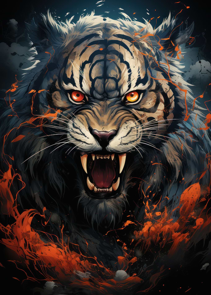 Tiger portrait