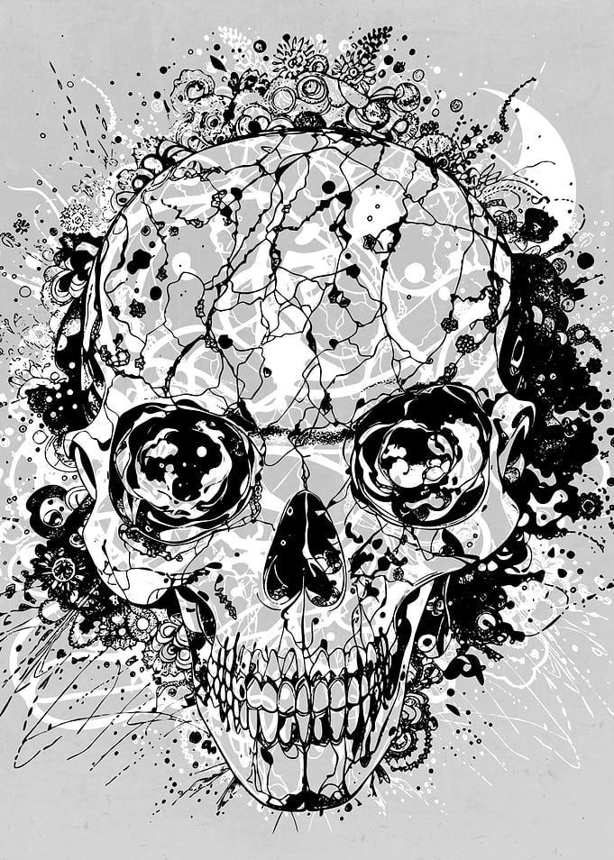Psychedelic Skulls