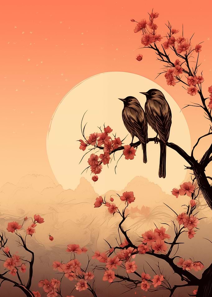 Bird Couple Art