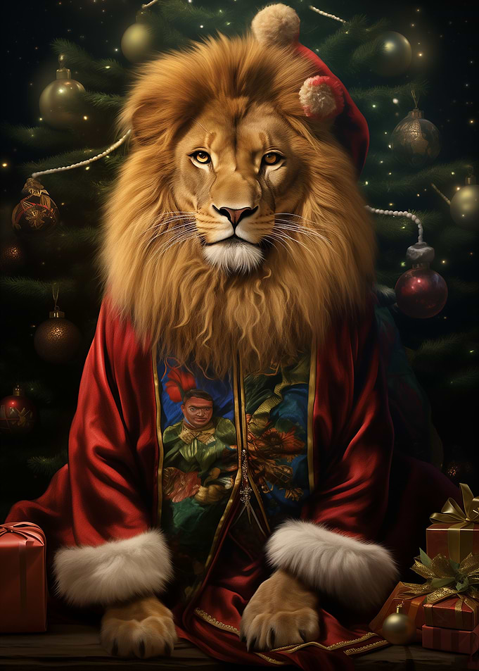 Funny Lion Vintage