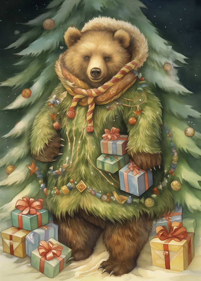 Xmas Bear for Kids