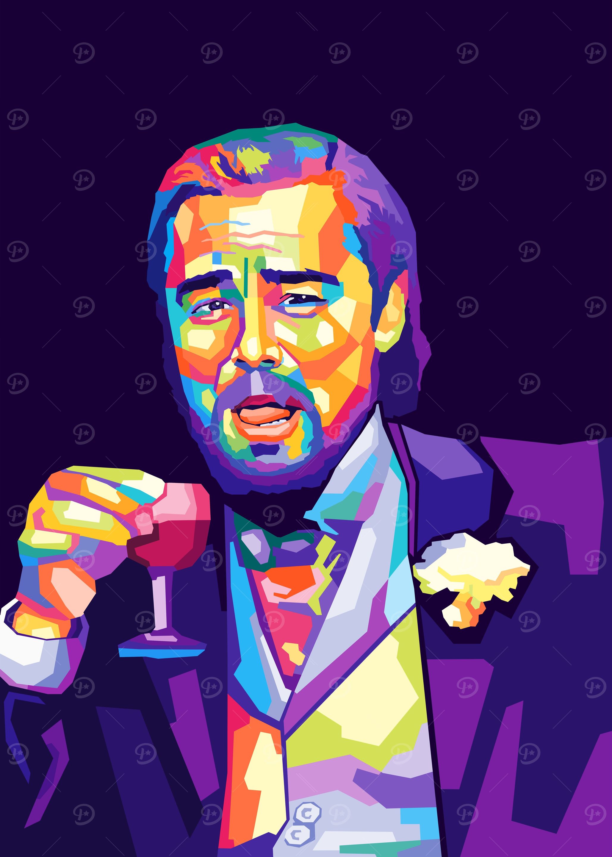Dicaprio Meme Wpap Pop Art