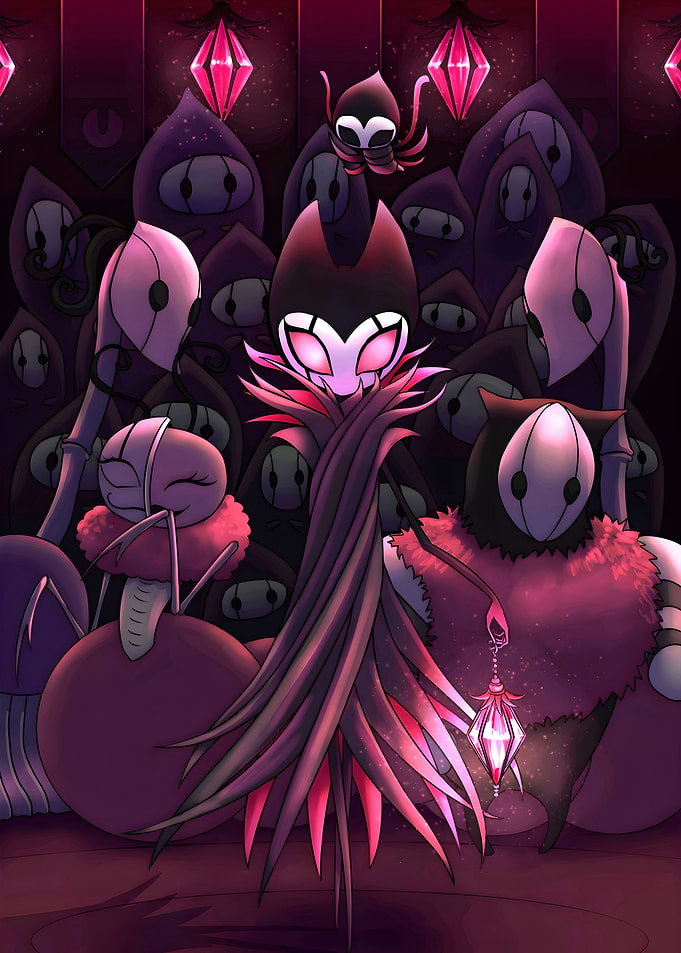 Silksong Hornet Grim Dark