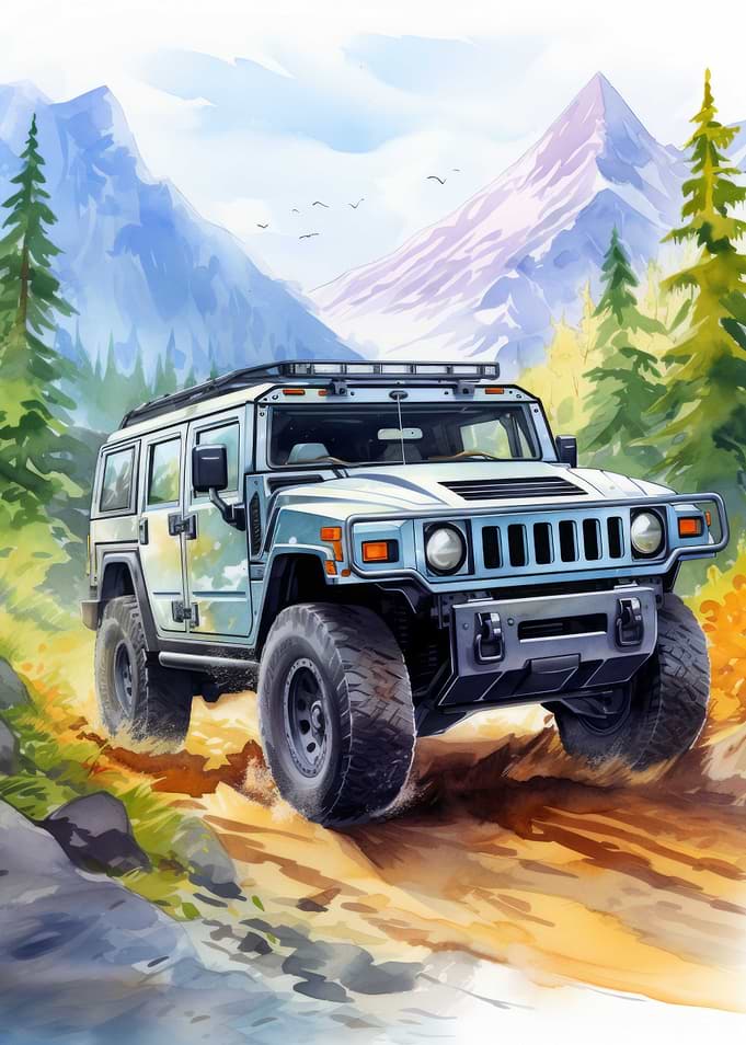 Car Watercolor