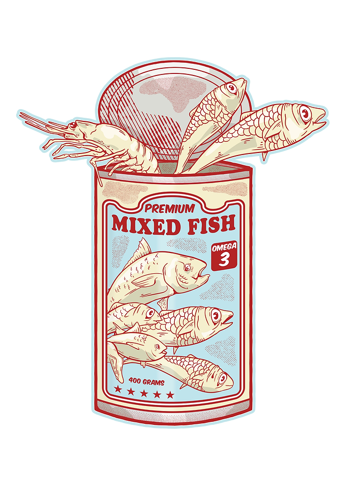 Funny fish can