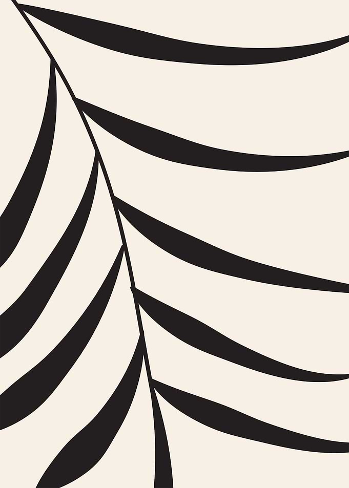 Palm leaves Boho Art