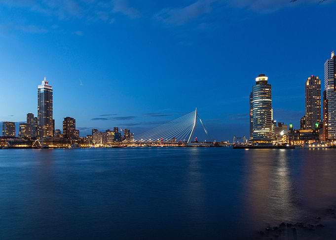 Skyline of Rotterdam