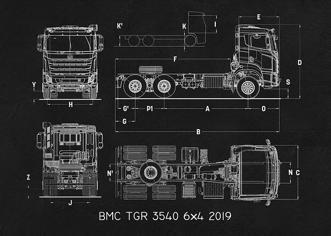 BMC TGR 3540 6x4 2019