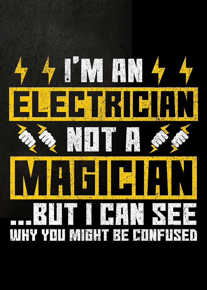 Funny Electrician Wall Art