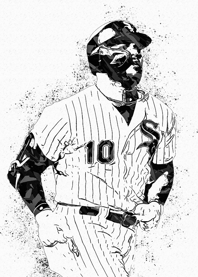 Yoan Moncada painting