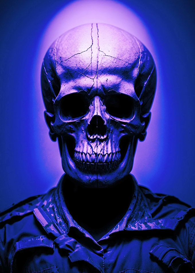 Skull Man Cyberpunk