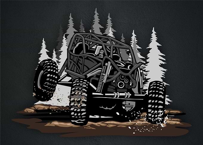 UTV buggy design art