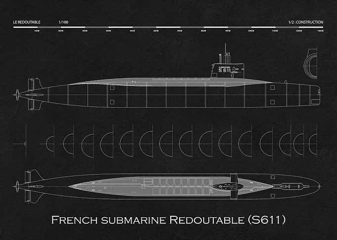French submarine Redoutabl