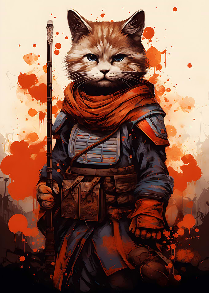 Japanese Warrior Cat
