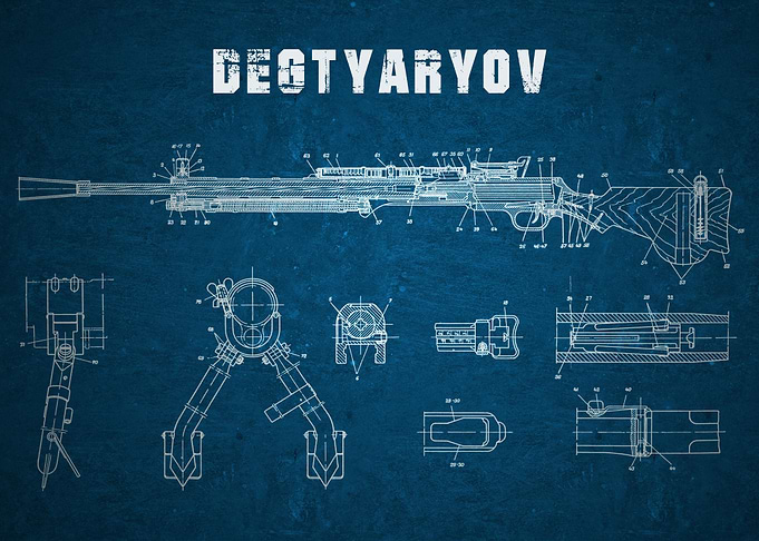 Degtyaryov Blueprint MG