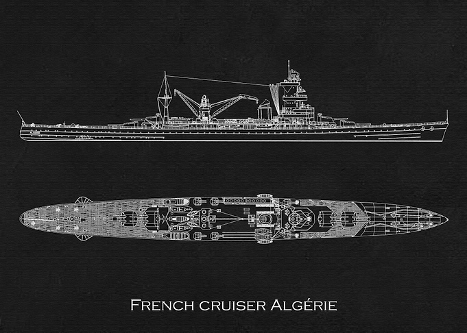 French cruiser Algerie