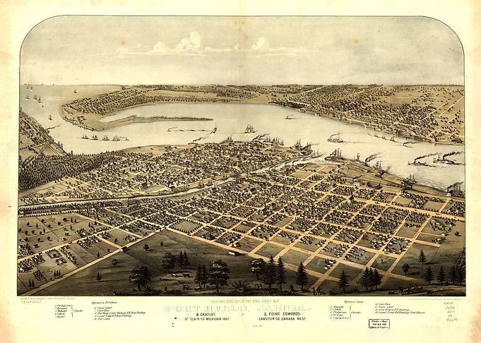 Port Huron MI 1867
