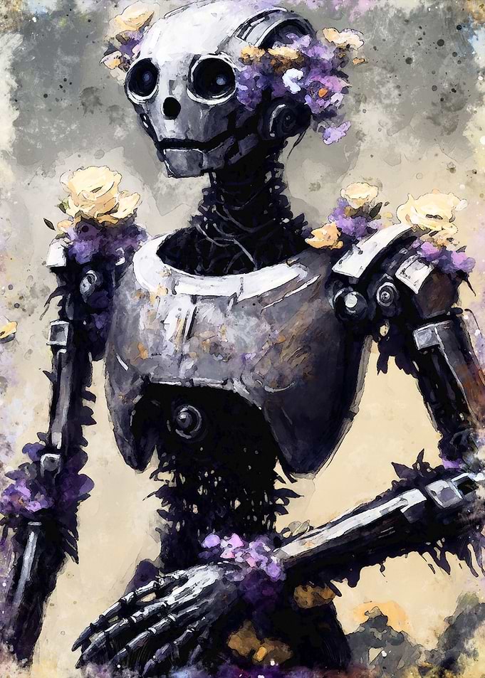 Broken Robot Art Fantasy