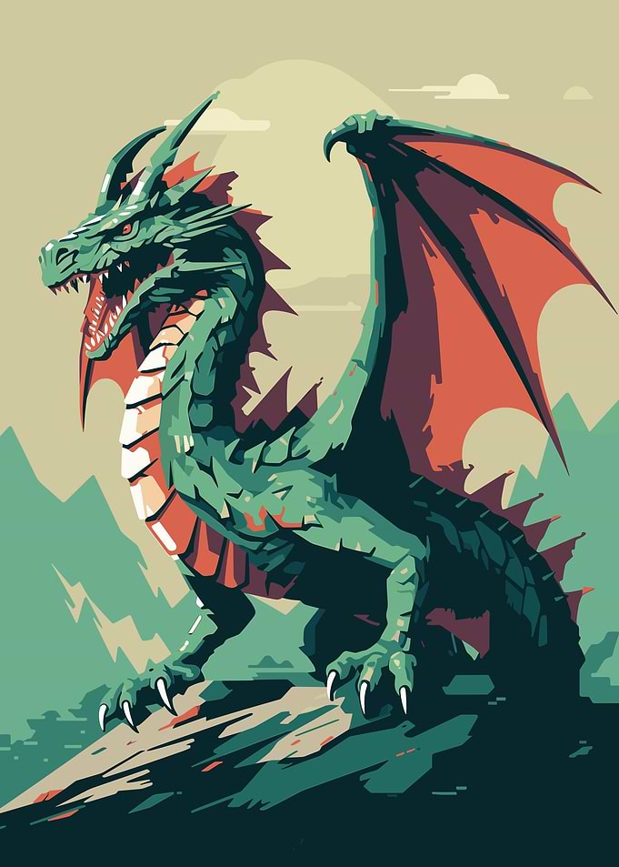 Dragon Pixel Art
