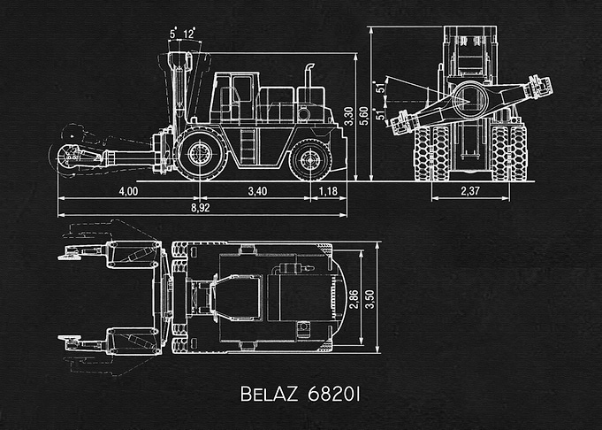 BelAZ 68201