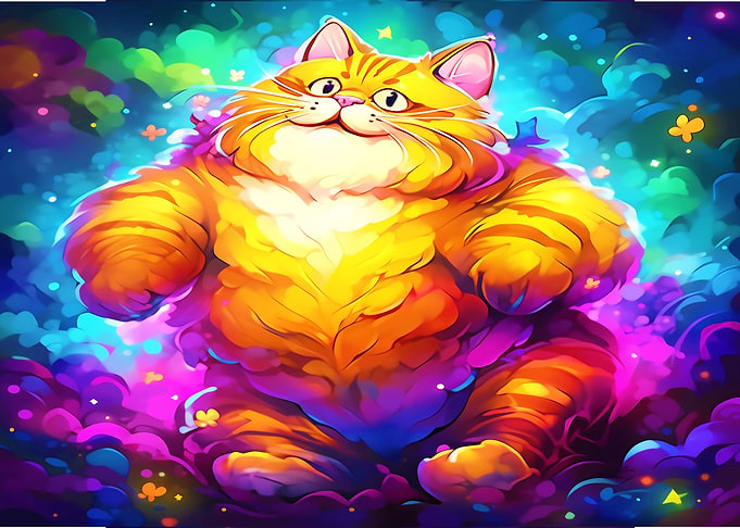 rtistic funny cat