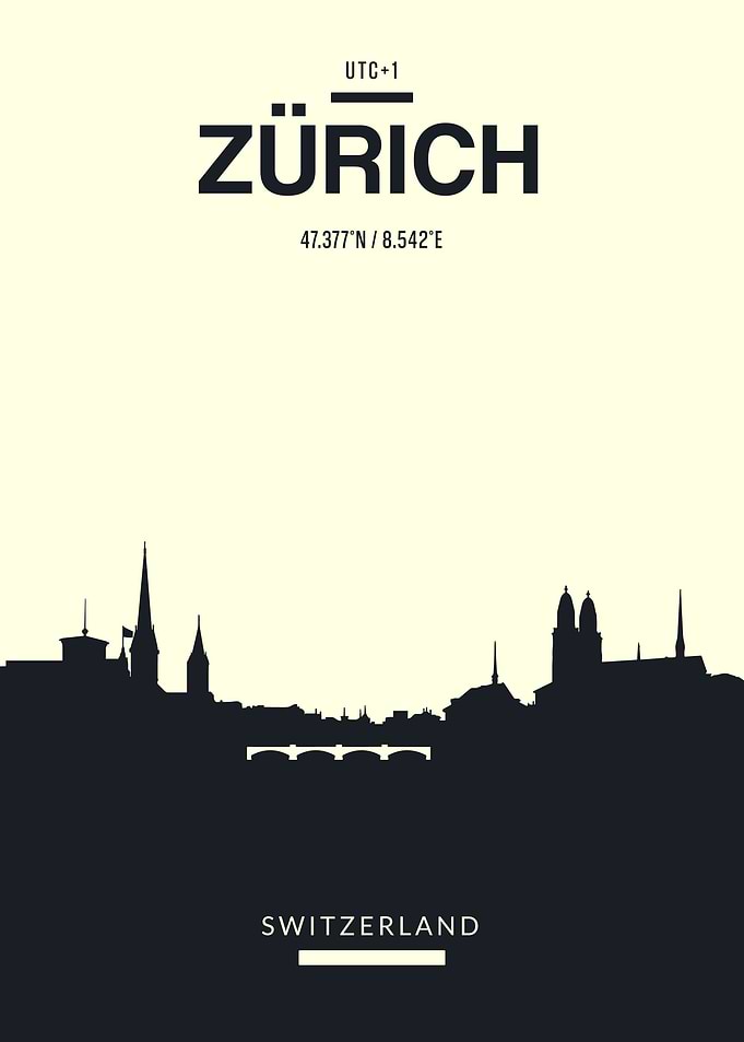 Zurich Skyline Switzerland