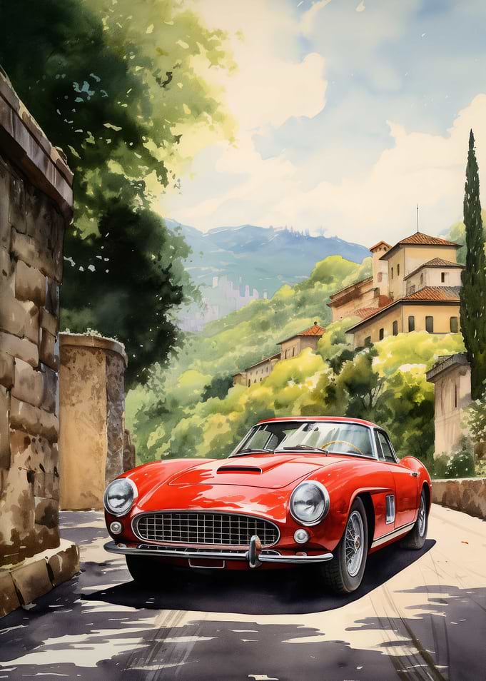 Car Watercolor