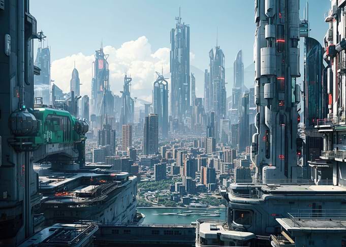 Futuristic Cyberpunk City