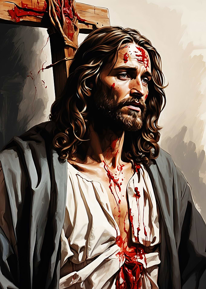 Jesus of eyes were kind