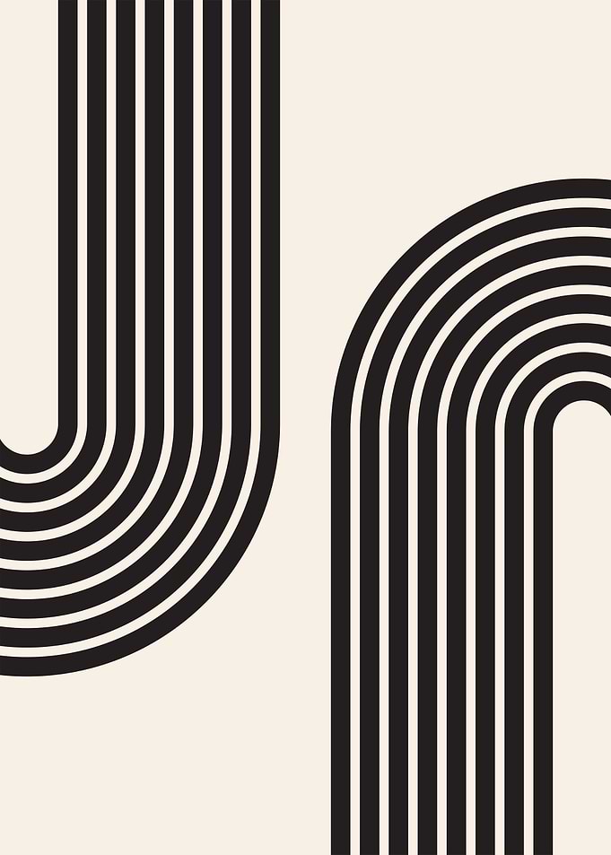 Geometric Arch Print