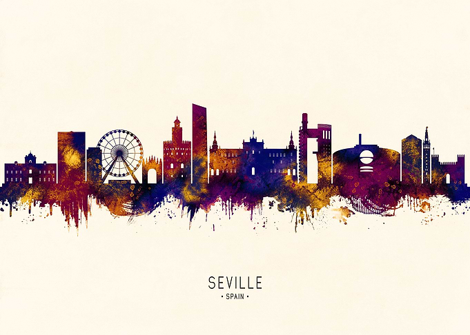 Seville Spain Skyline