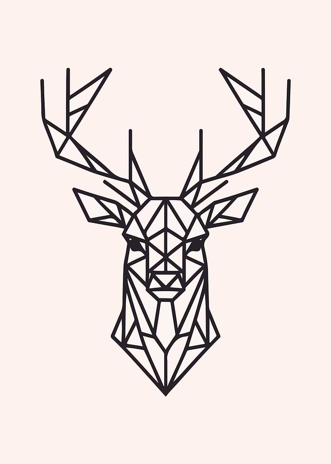 Deer Geometric Design