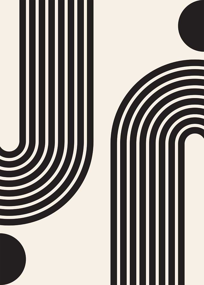 Geometric Line arches